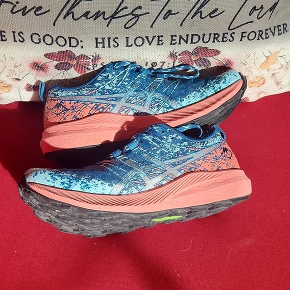 Womens ASICS Fuji Lite Trail Running Shoes Size 7 - Picture 5 of 9